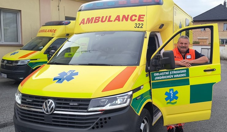 42 let za volantem sanitky: Třeboňský záchranář Václav Lexa odchází do zaslouženého důchodu